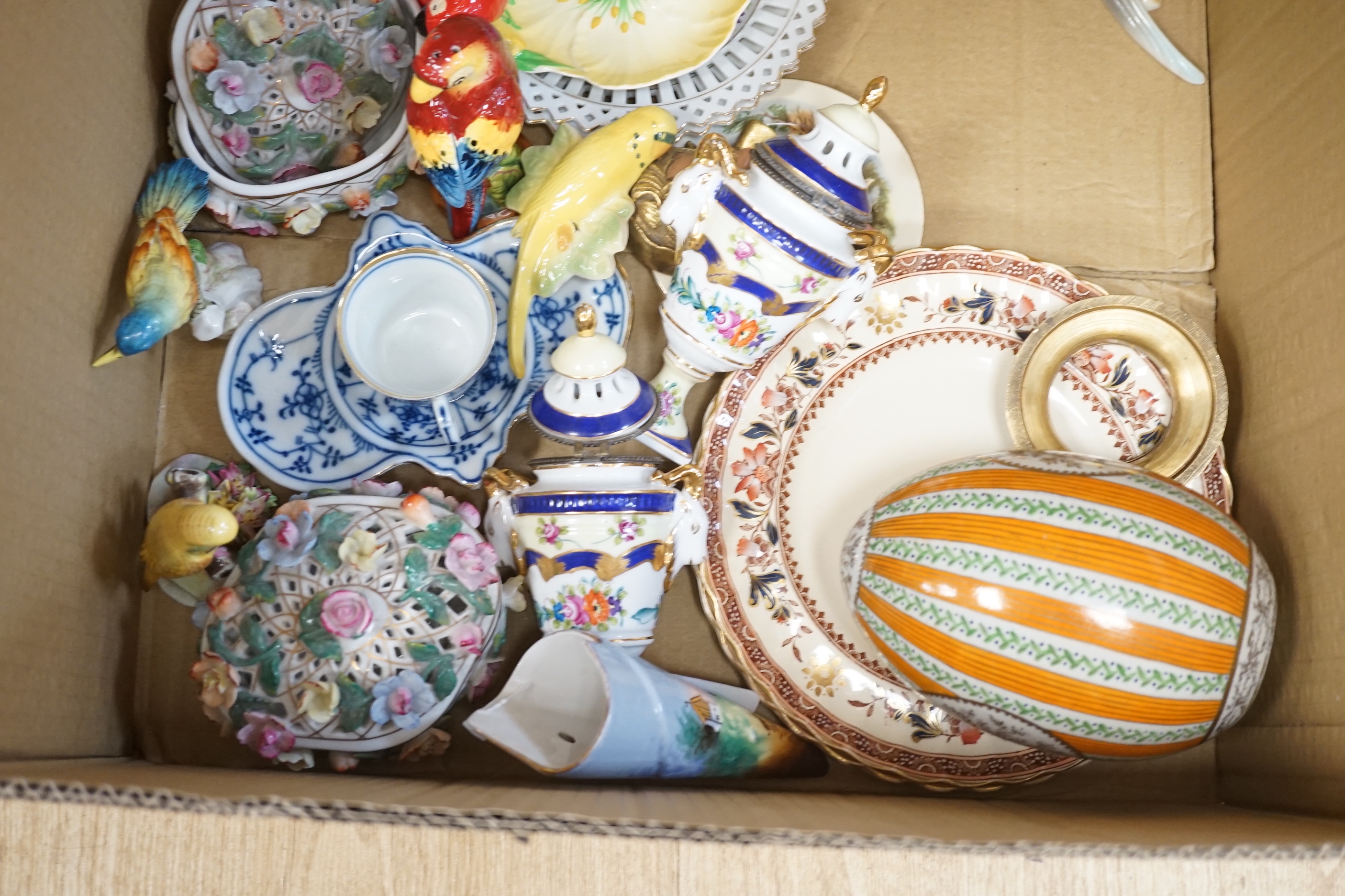 A group of mixed European ceramics